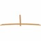 Ekena Millwork Bellingham Timber Gable Bracket, Western Red Cedar, 108"W x 40"H x 1 1/2"D x 3 1/2"F, 9/12 Pitch GBW108X40X0204BEL00SWR - alternate 5